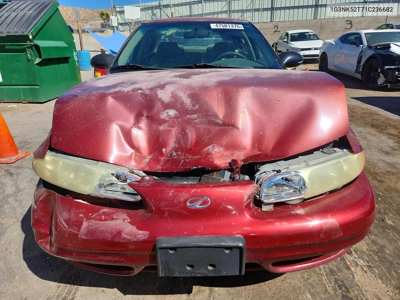 2001 Oldsmobile Alero Gl1 VIN: 1G3NK52T71C236682 Lot: 47501376