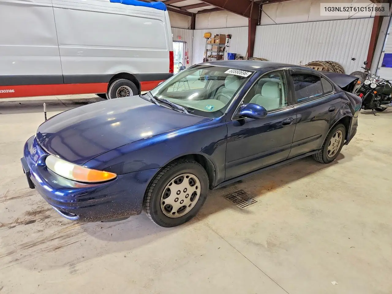 2001 Oldsmobile Alero Gl VIN: 1G3NL52T61C151863 Lot: 60880696