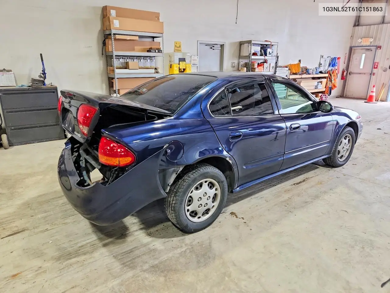 2001 Oldsmobile Alero Gl VIN: 1G3NL52T61C151863 Lot: 60880696
