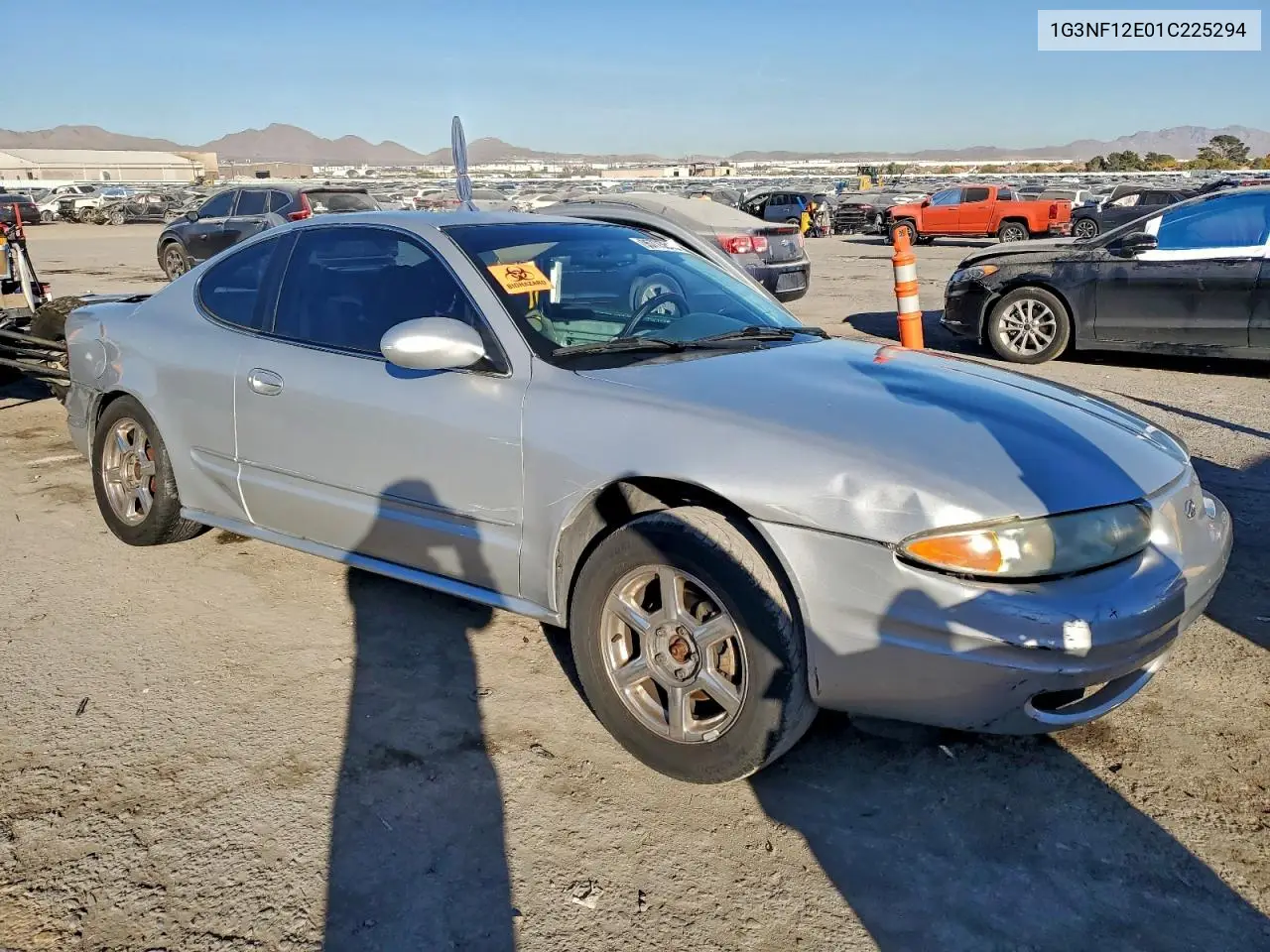 2001 Oldsmobile Alero Gls VIN: 1G3NF12E01C225294 Lot: 95775545