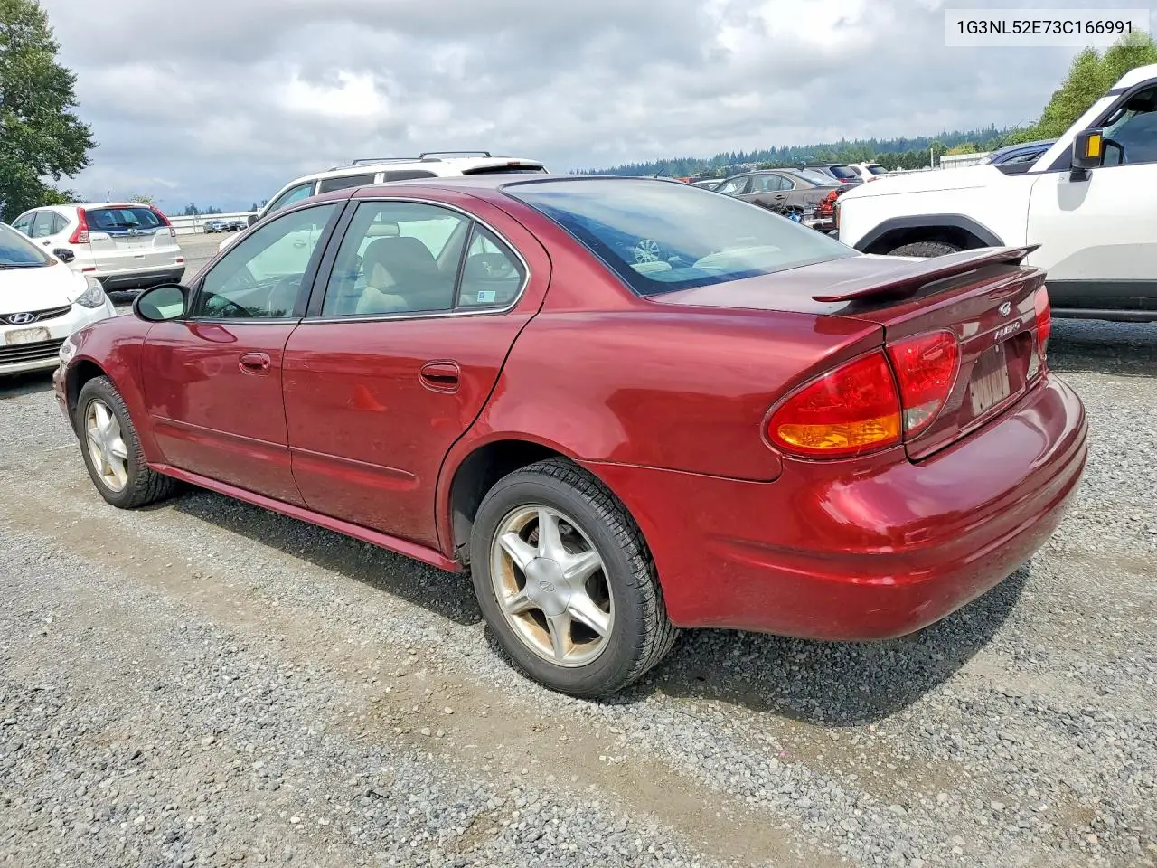 2003 Oldsmobile Alero Gl VIN: 1G3NL52E73C166991 Lot: 61375166
