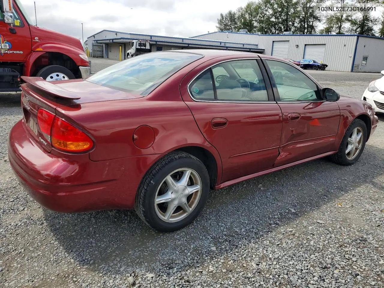 2003 Oldsmobile Alero Gl VIN: 1G3NL52E73C166991 Lot: 61375166