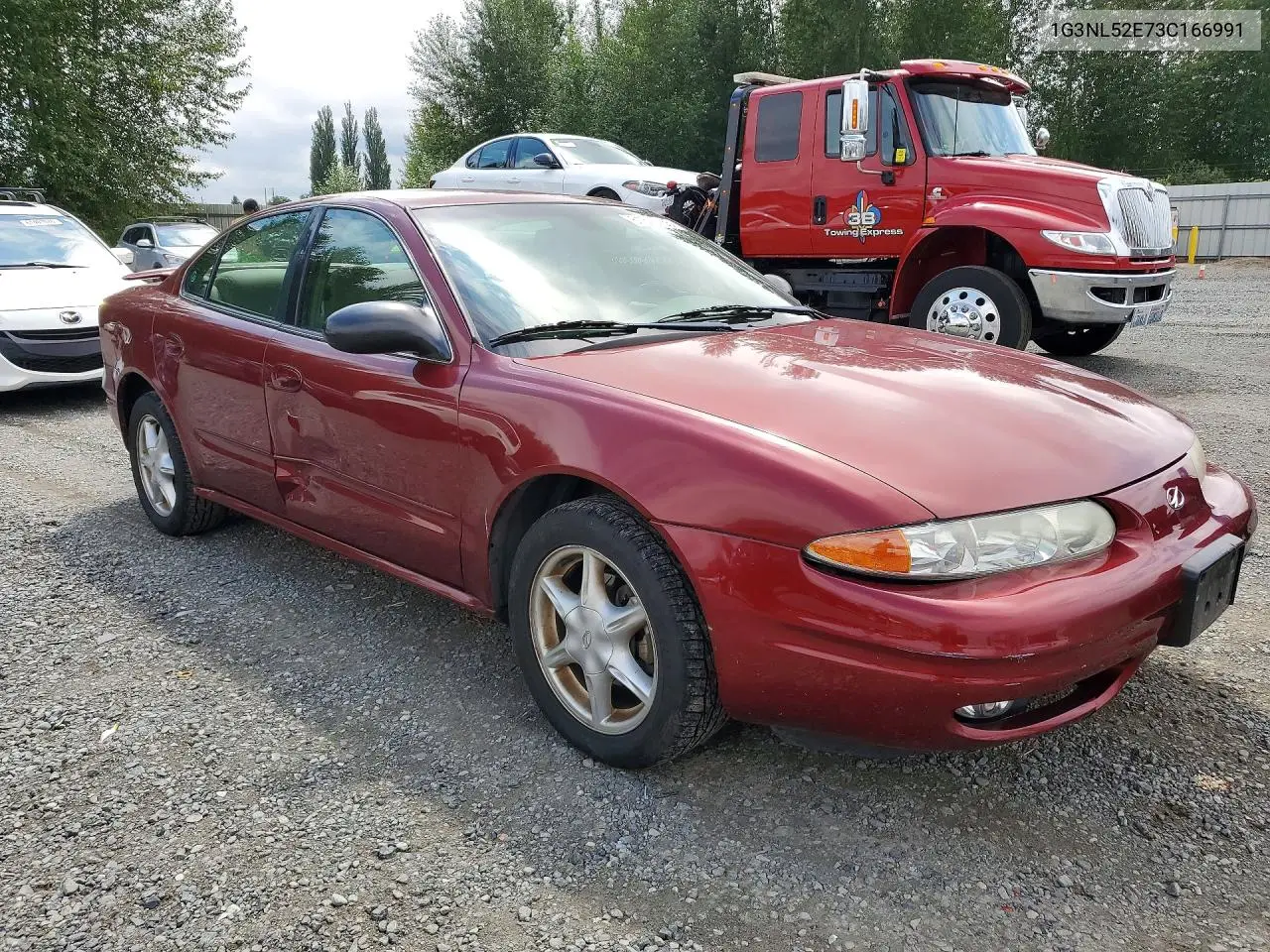 2003 Oldsmobile Alero Gl VIN: 1G3NL52E73C166991 Lot: 61375166