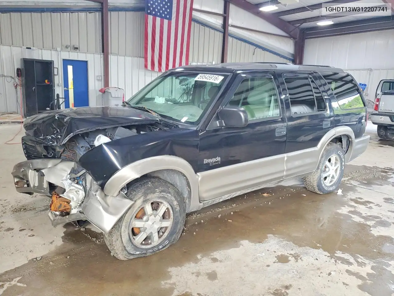 2001 Oldsmobile Bravada VIN: 1GHDT13W312207741 Lot: 59545916