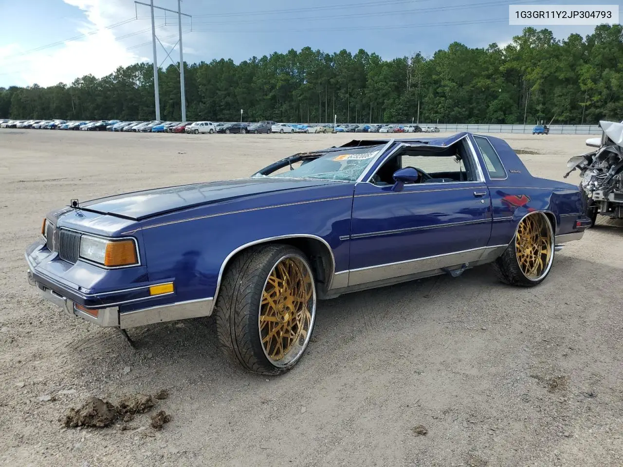 1988 Oldsmobile Cutlass Supreme Classic VIN: 1G3GR11Y2JP304793 Lot: 62320085
