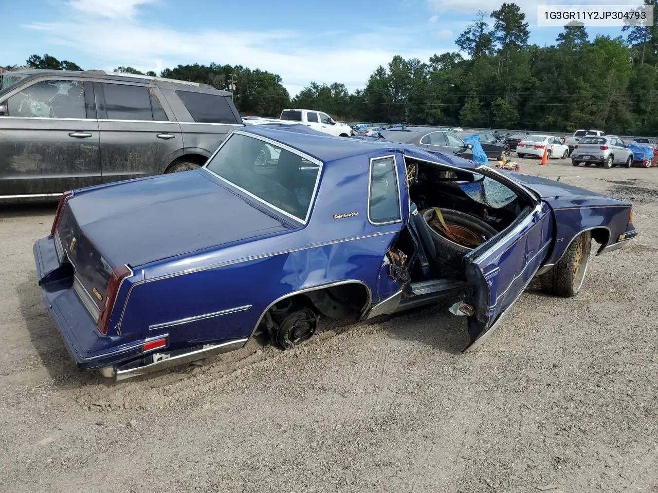 1988 Oldsmobile Cutlass Supreme Classic VIN: 1G3GR11Y2JP304793 Lot: 62320085