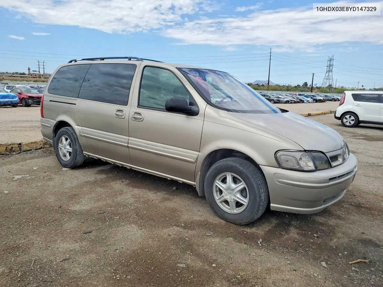 2000 Oldsmobile Silhouette VIN: 1GHDX03E8YD147329 Lot: 57262386