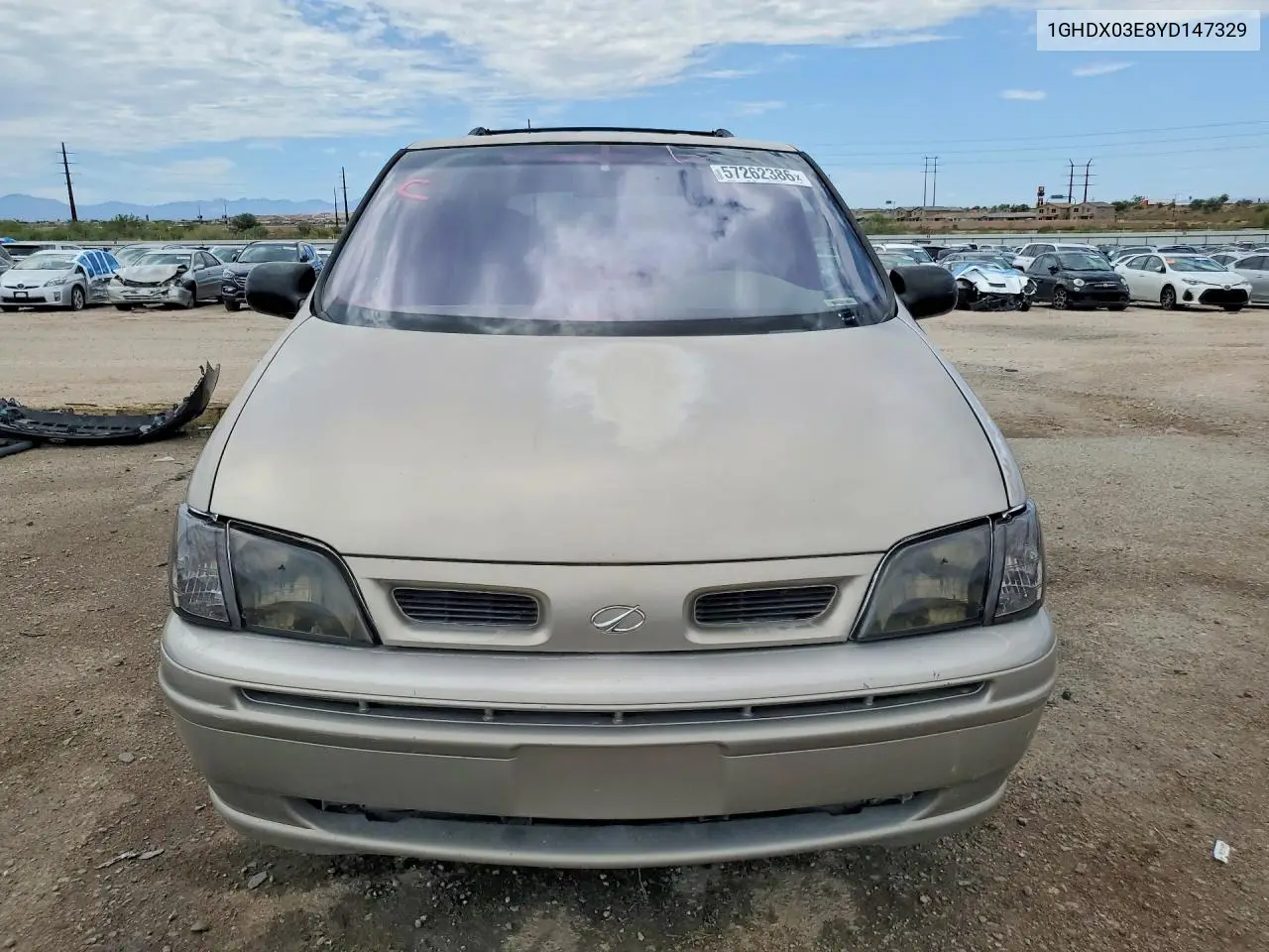 2000 Oldsmobile Silhouette VIN: 1GHDX03E8YD147329 Lot: 57262386