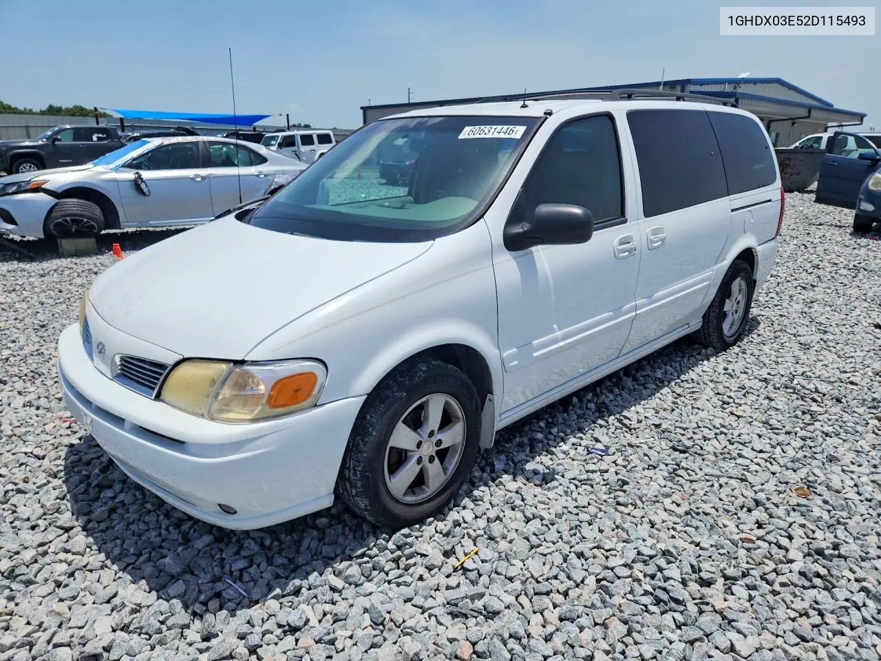 2002 Oldsmobile Silhouette VIN: 1GHDX03E52D115493 Lot: 60631446