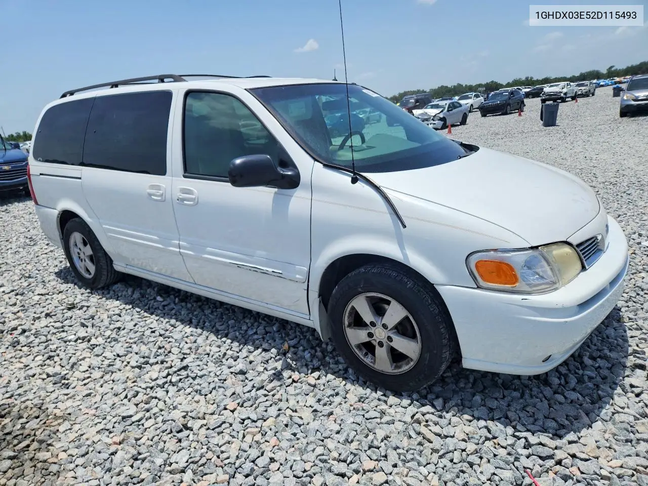 2002 Oldsmobile Silhouette VIN: 1GHDX03E52D115493 Lot: 60631446