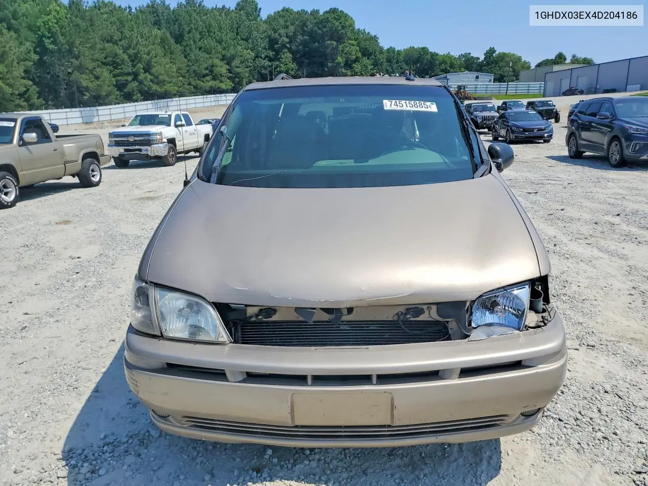 2004 Oldsmobile Silhouette VIN: 1GHDX03EX4D204186 Lot: 74515885