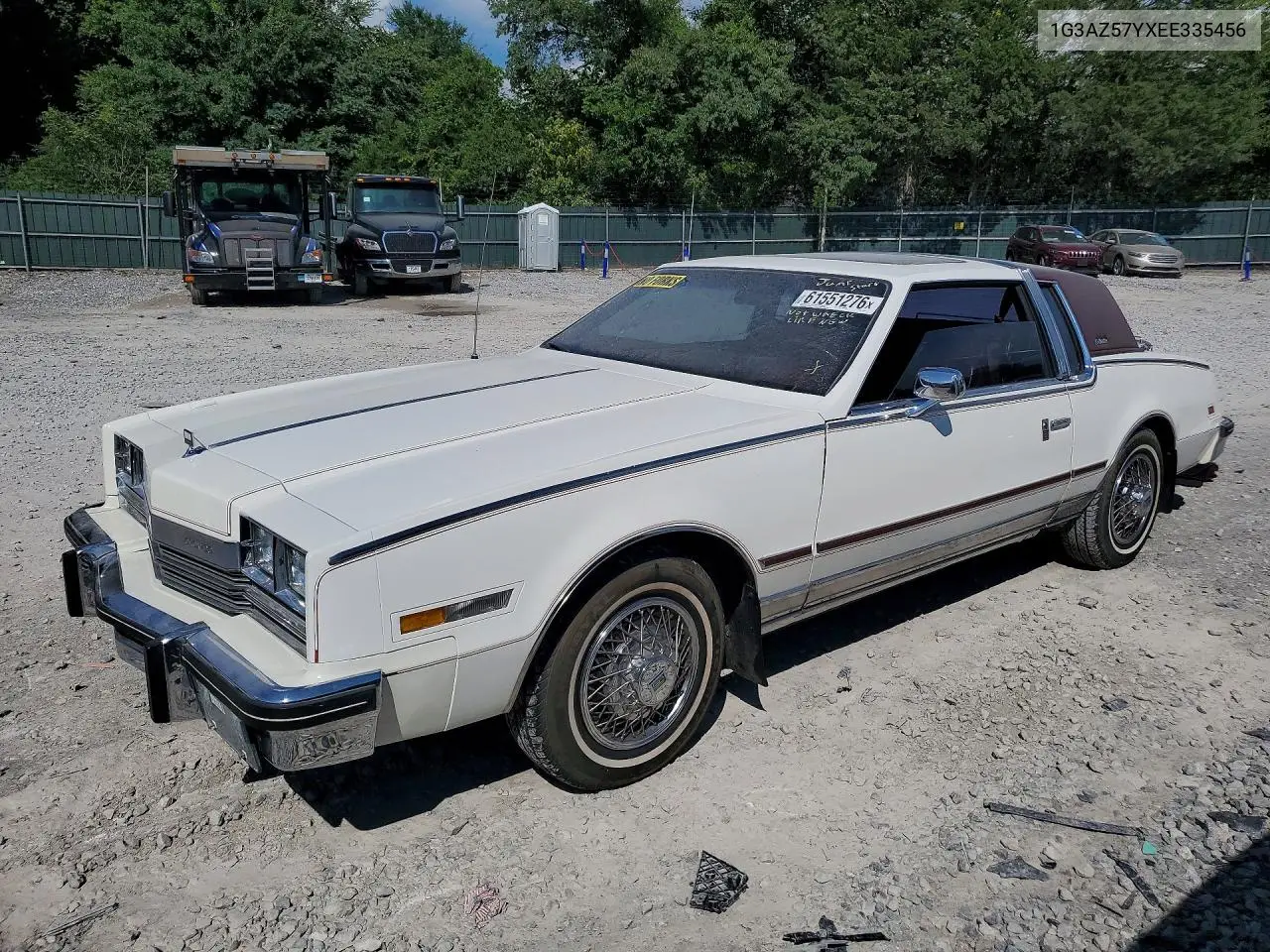 1984 Oldsmobile Toronado Brougham VIN: 1G3AZ57YXEE335456 Lot: 61551276