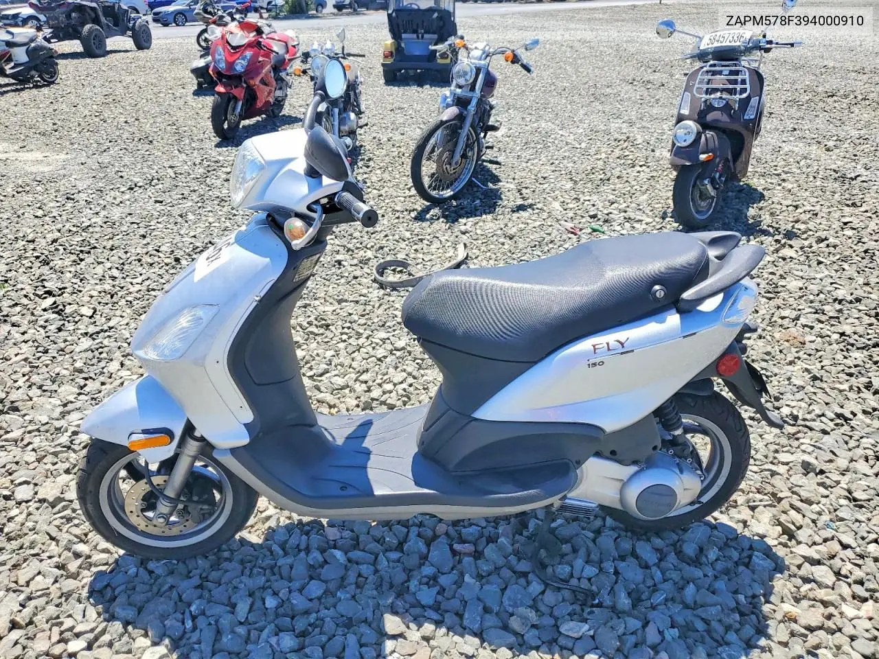 2009 Piaggio Fly 150 VIN: ZAPM578F394000910 Lot: 60633446