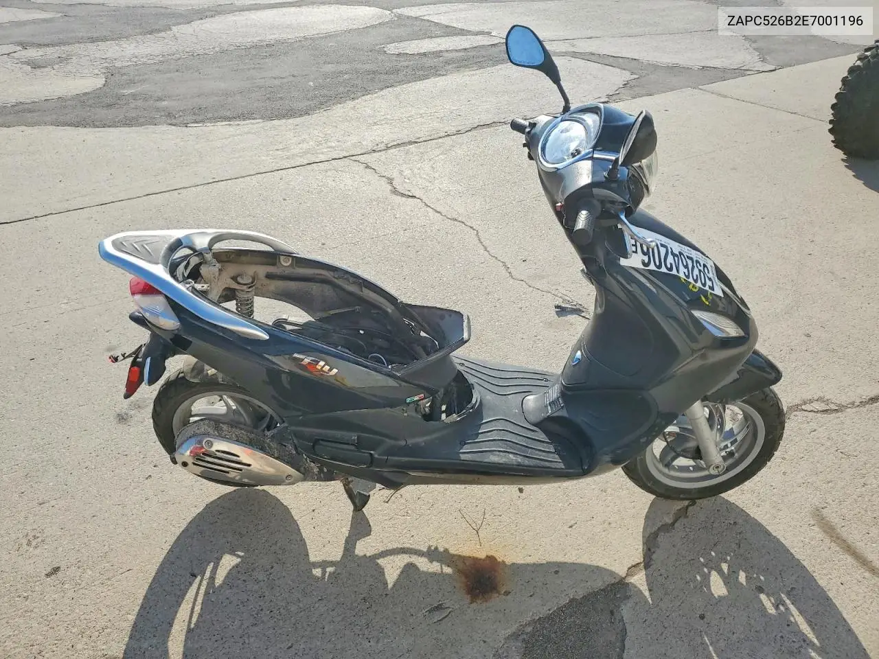 2014 Piaggio Fly 50 VIN: ZAPC526B2E7001196 Lot: 59264206