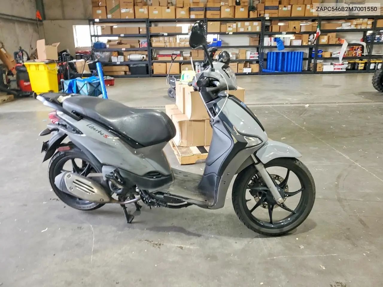 2021 Piaggio Liberty 50 VIN: ZAPC546B2M7001550 Lot: 85620155