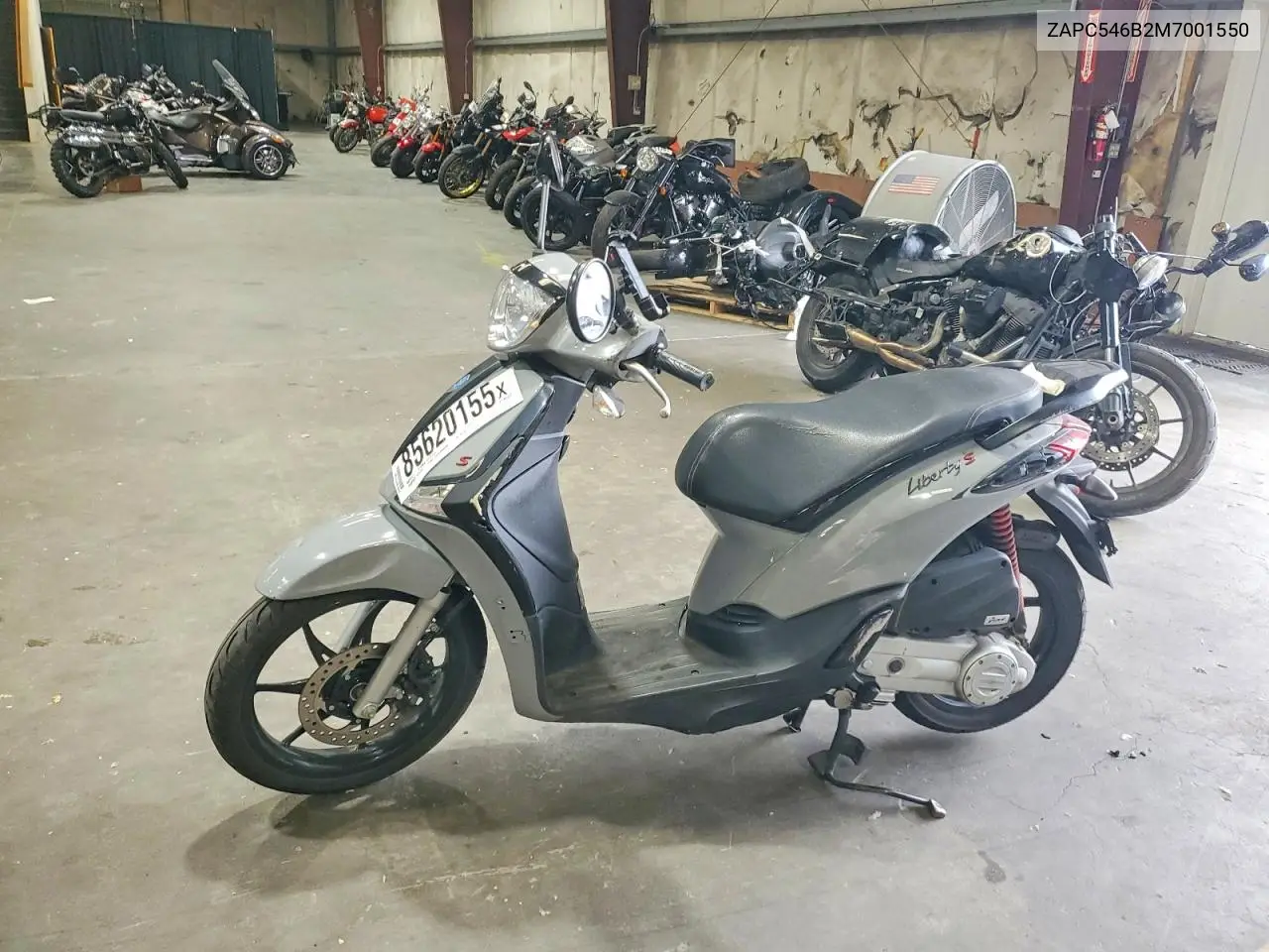 2021 Piaggio Liberty 50 VIN: ZAPC546B2M7001550 Lot: 85620155