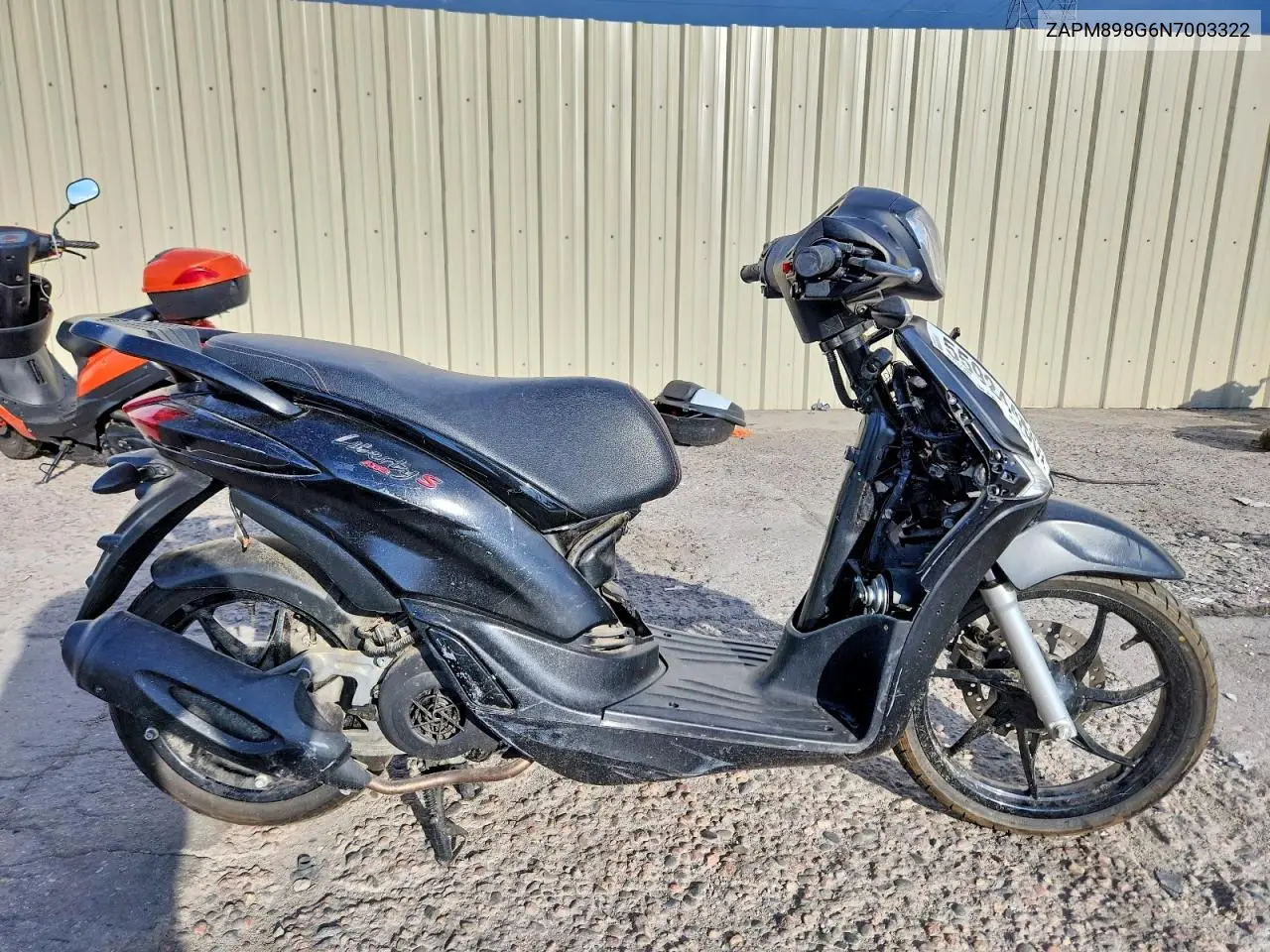 2022 Piaggio Liberty 150 VIN: ZAPM898G6N7003322 Lot: 55924456