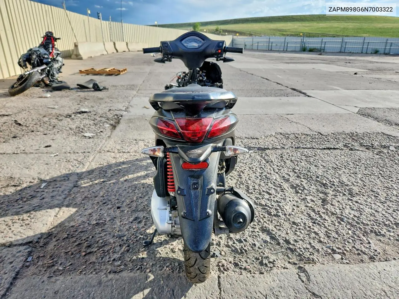 2022 Piaggio Liberty 150 VIN: ZAPM898G6N7003322 Lot: 55924456