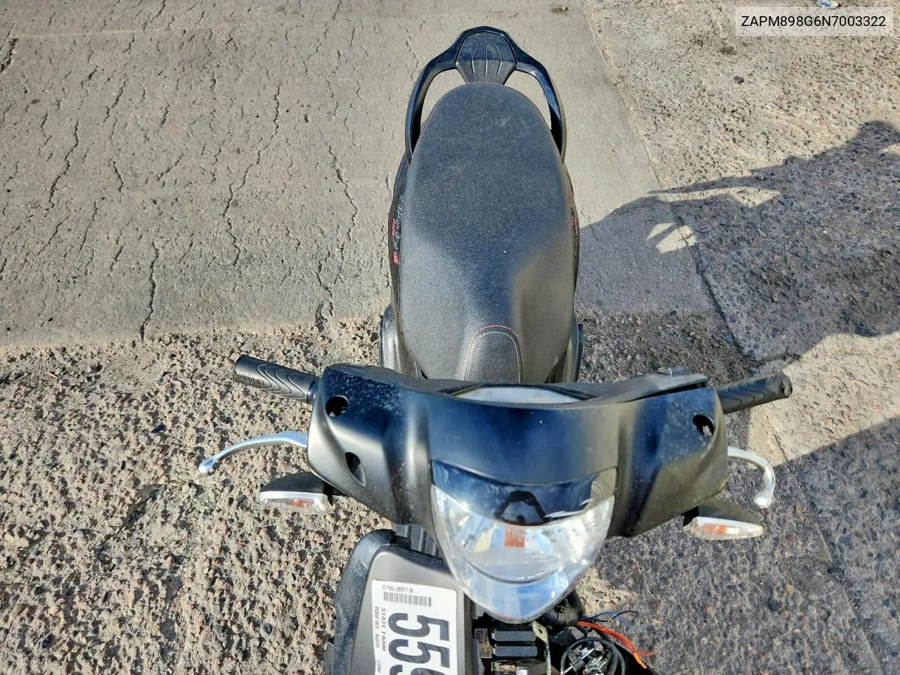 2022 Piaggio Liberty 150 VIN: ZAPM898G6N7003322 Lot: 55924456