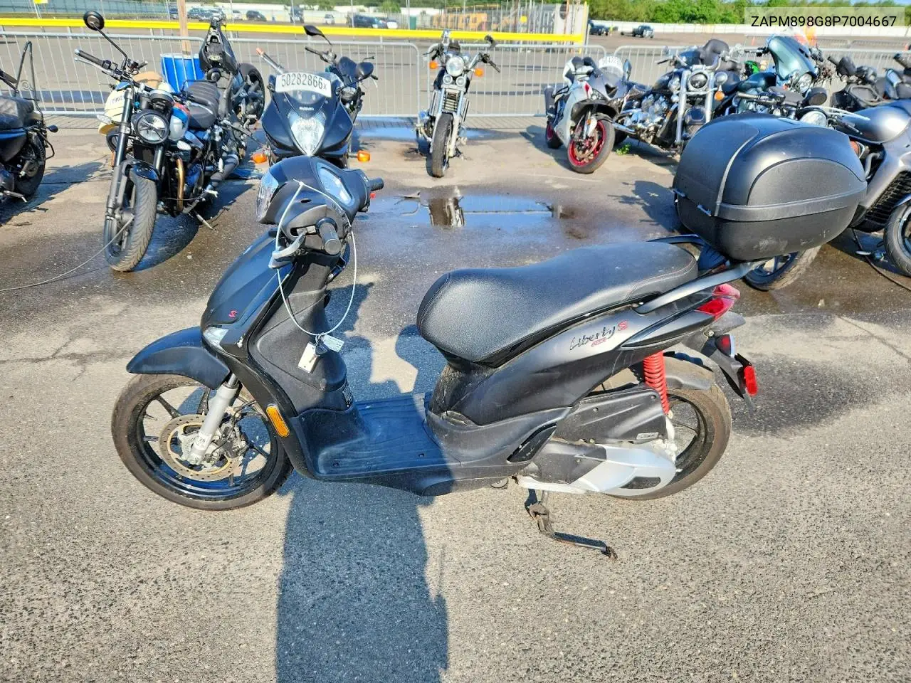 2023 Piaggio Liberty 150 VIN: ZAPM898G8P7004667 Lot: 58227496