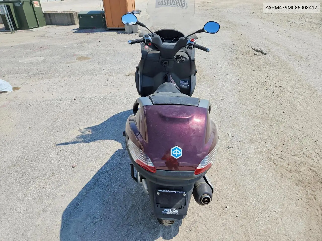 2008 Piaggio Mp3 250 VIN: ZAPM479M085003417 Lot: 60920426