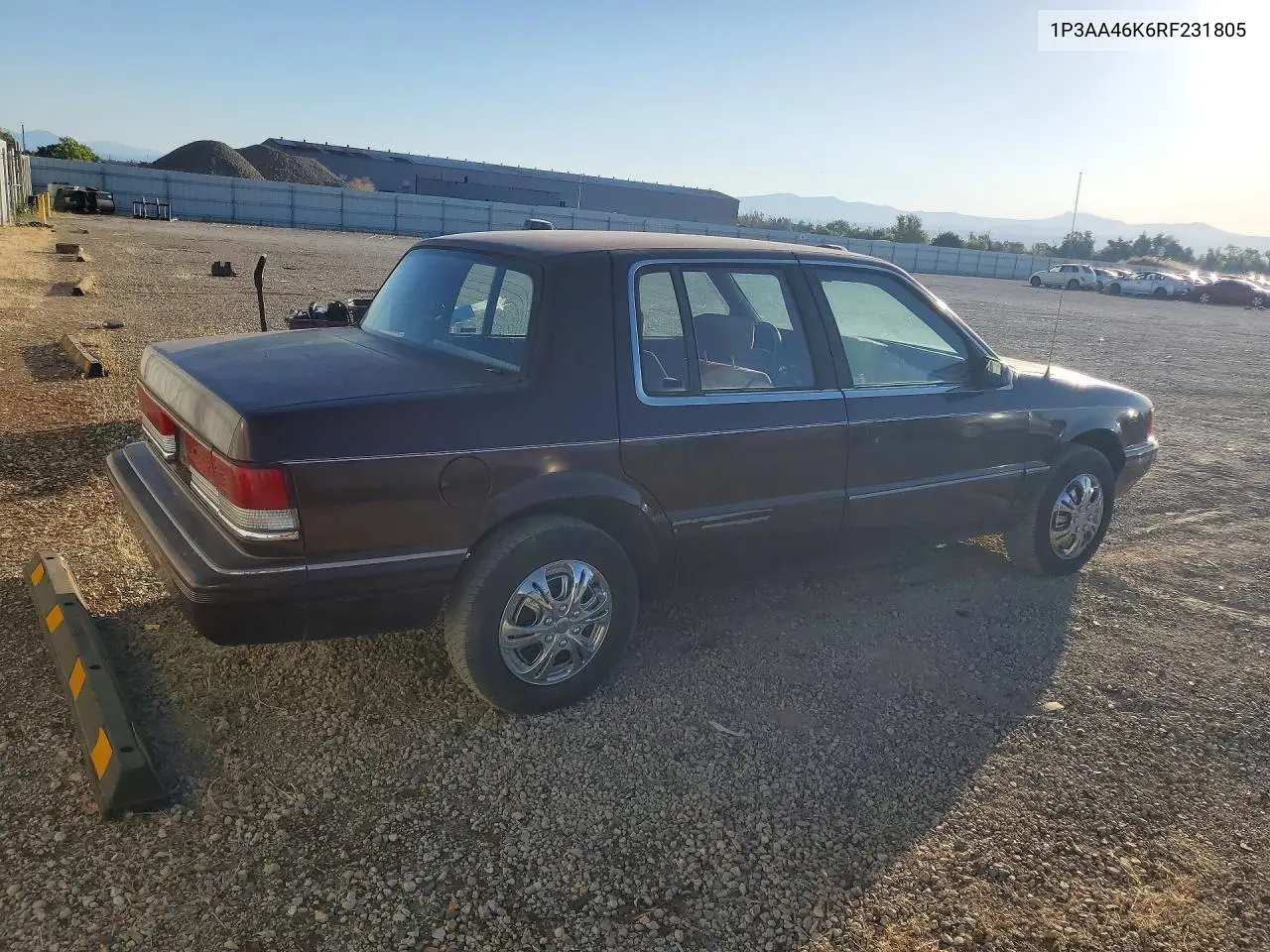 1994 Plymouth Acclaim VIN: 1P3AA46K6RF231805 Lot: 57514426