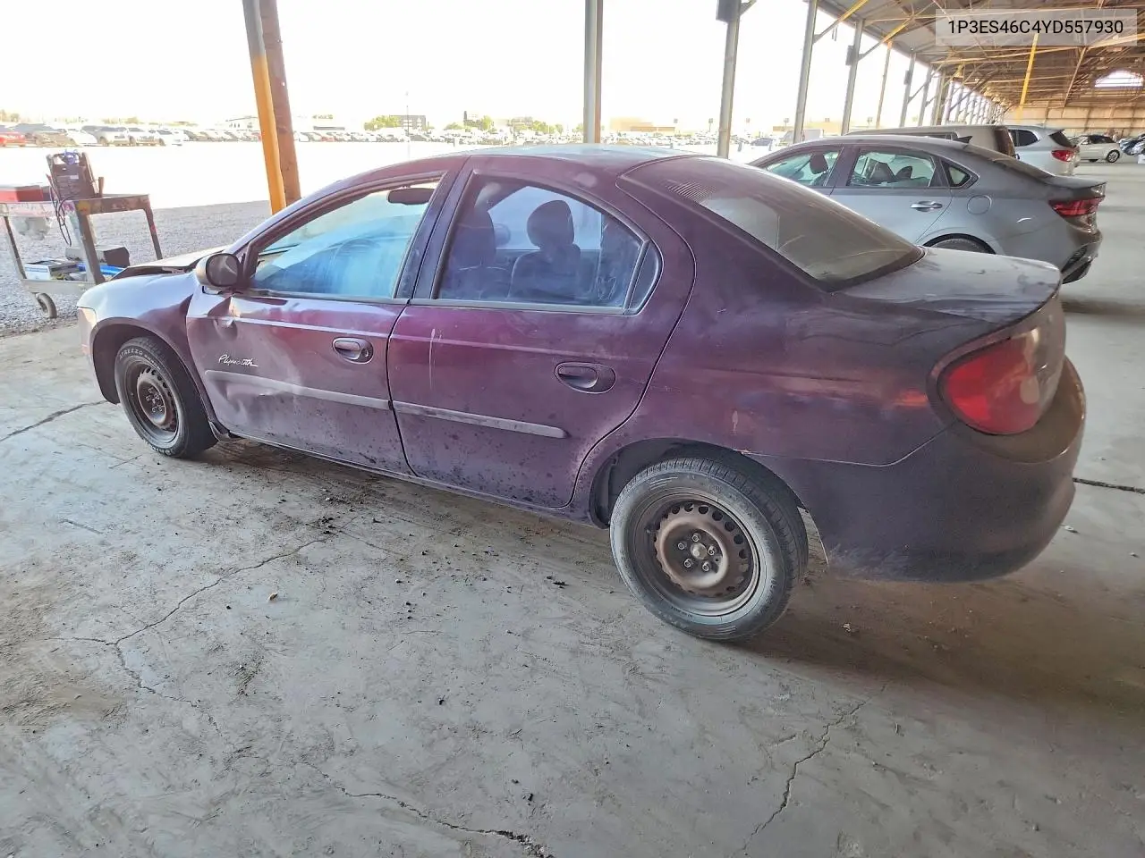 2000 Plymouth Neon Base VIN: 1P3ES46C4YD557930 Lot: 60423216