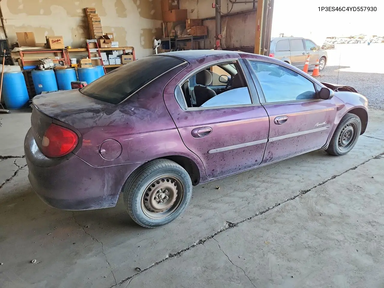 2000 Plymouth Neon Base VIN: 1P3ES46C4YD557930 Lot: 60423216