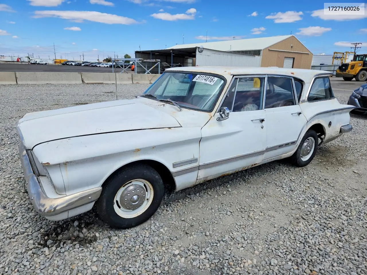 1962 Plymouth Valiant VIN: 1727160026 Lot: 51174816