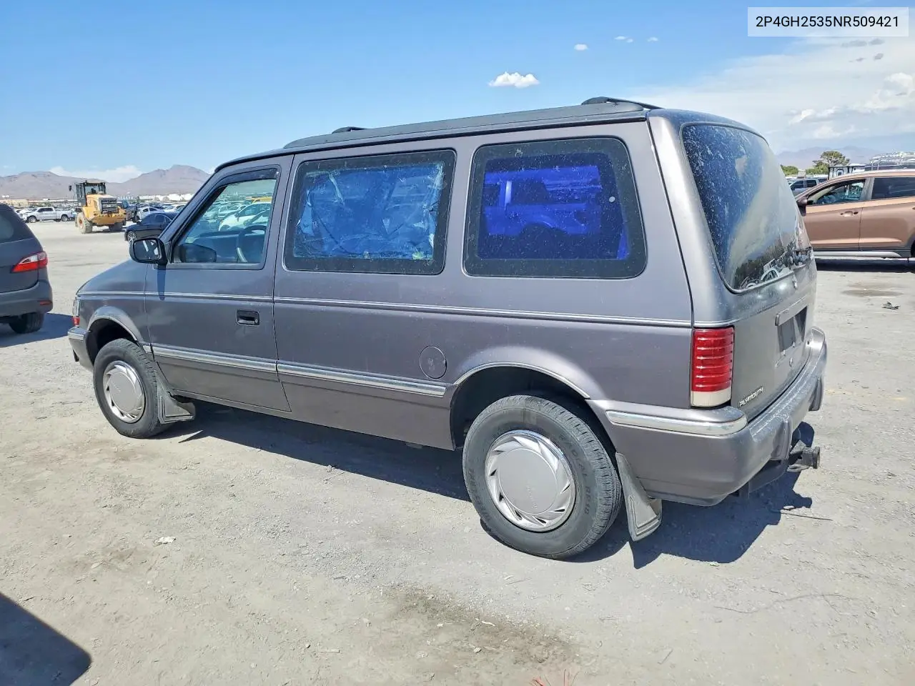 1992 Plymouth Voyager VIN: 2P4GH2535NR509421 Lot: 60978016