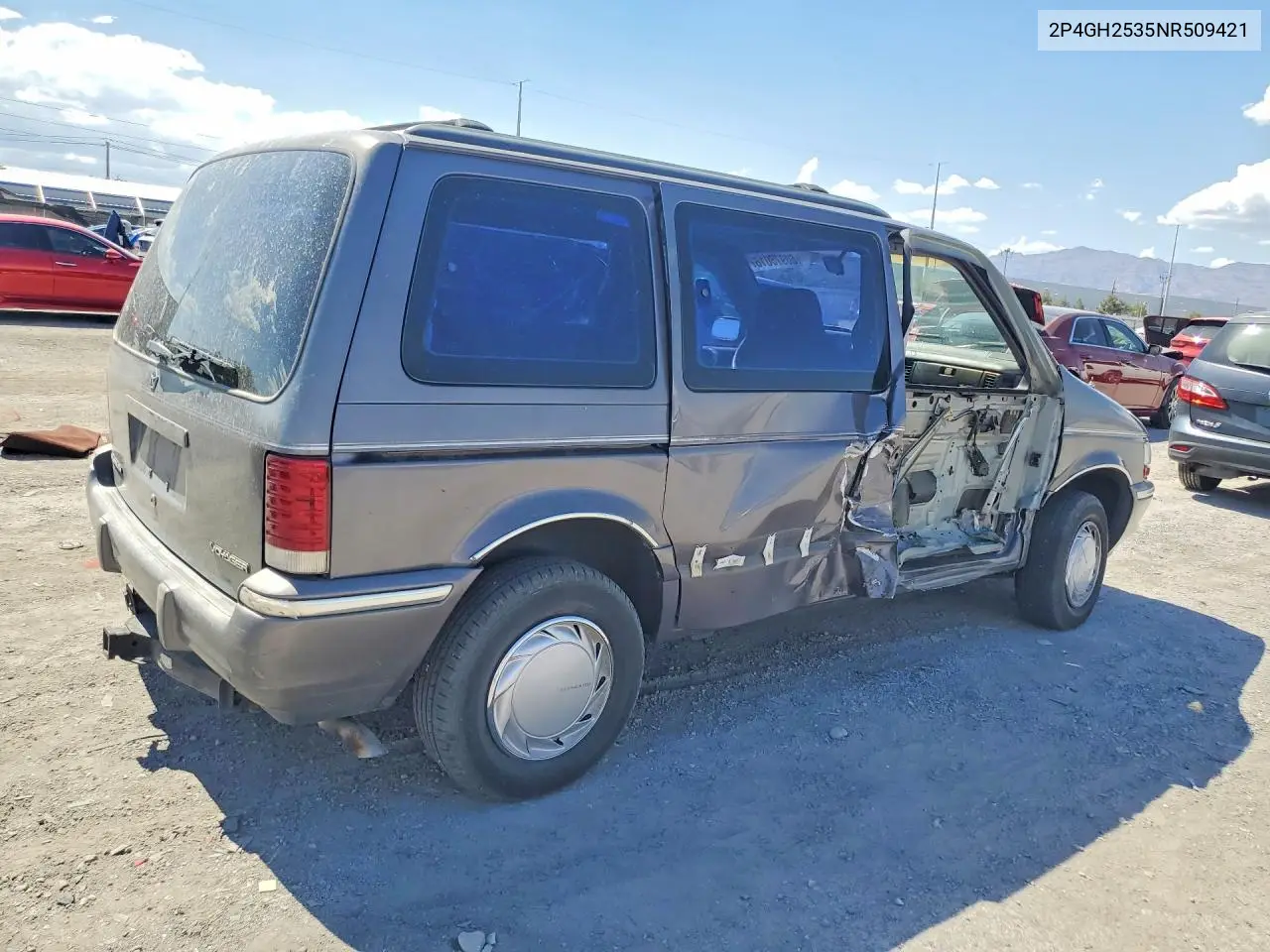 1992 Plymouth Voyager VIN: 2P4GH2535NR509421 Lot: 60978016