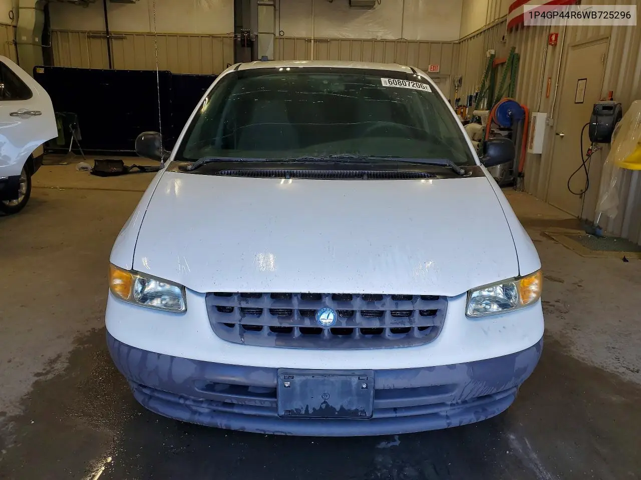 1998 Plymouth Grand Voyager Se VIN: 1P4GP44R6WB725296 Lot: 60807206