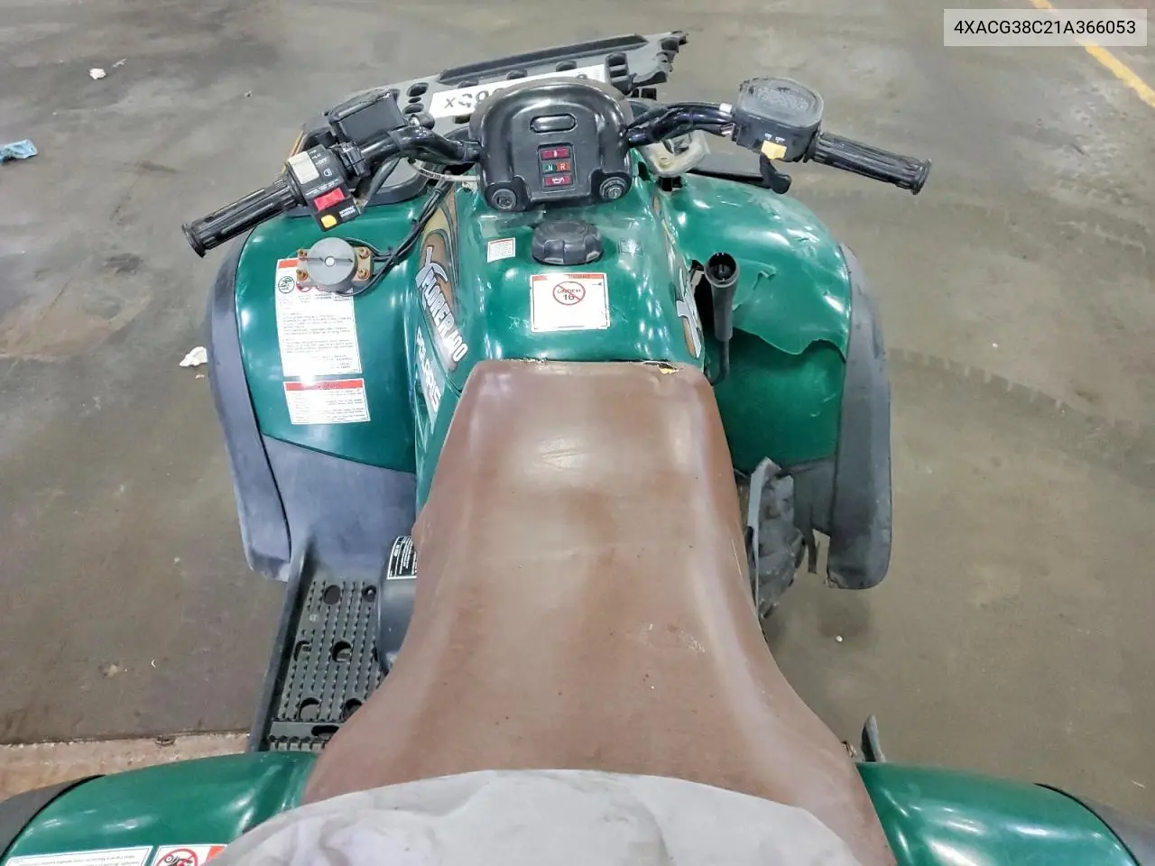 2001 Polaris Xplorer Atv VIN: 4XACG38C21A366053 Lot: 57188986