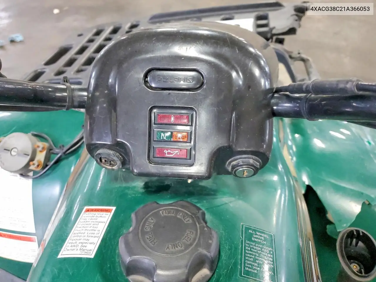 2001 Polaris Xplorer Atv VIN: 4XACG38C21A366053 Lot: 57188986