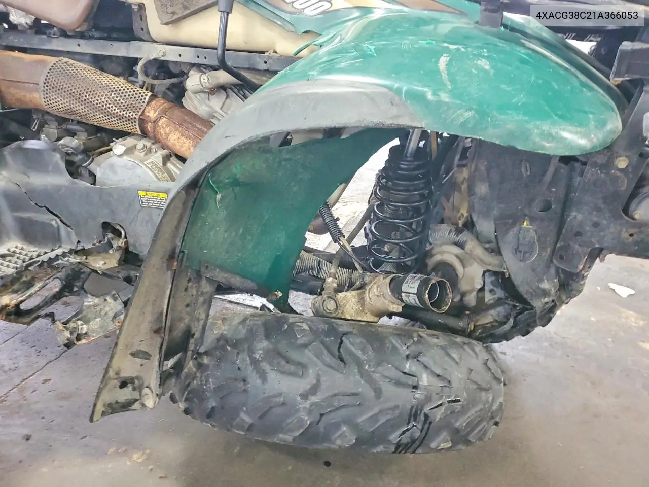 2001 Polaris Xplorer Atv VIN: 4XACG38C21A366053 Lot: 57188986