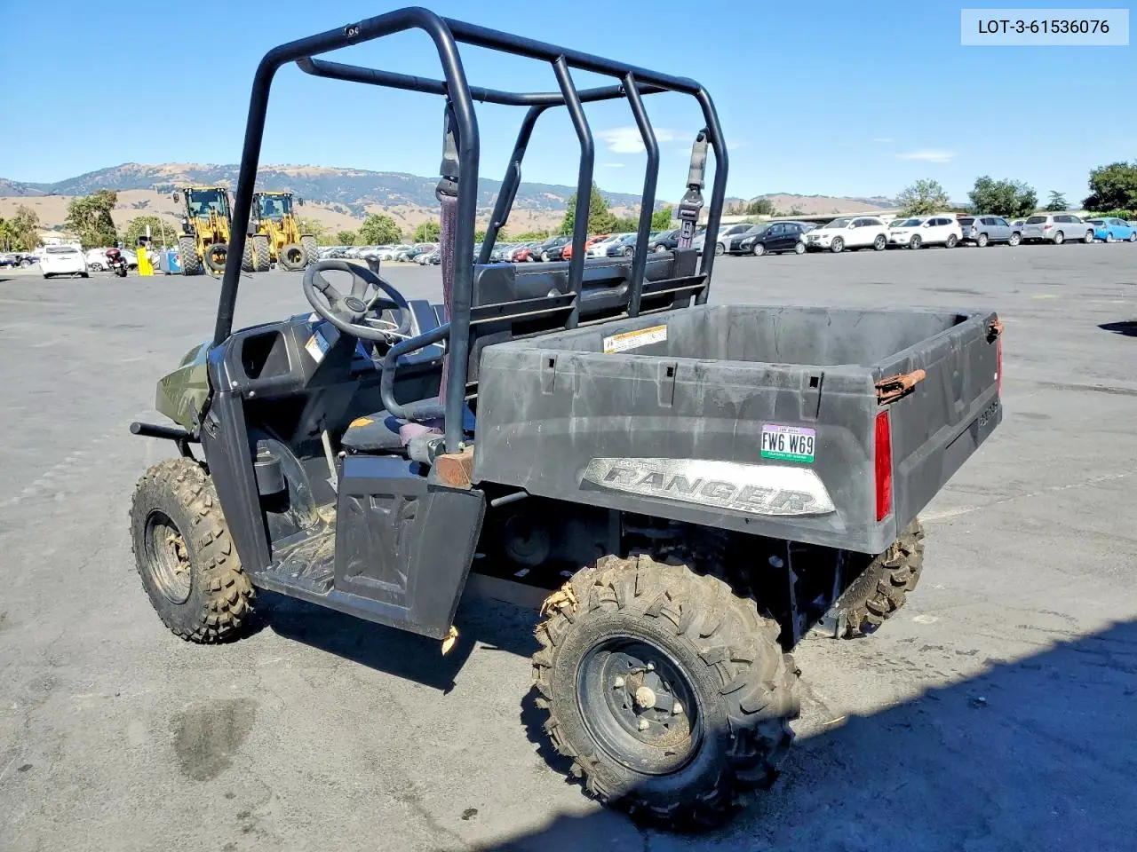 2010 Polaris 400 VIN: LOT-3-61536076 Lot: 61536076