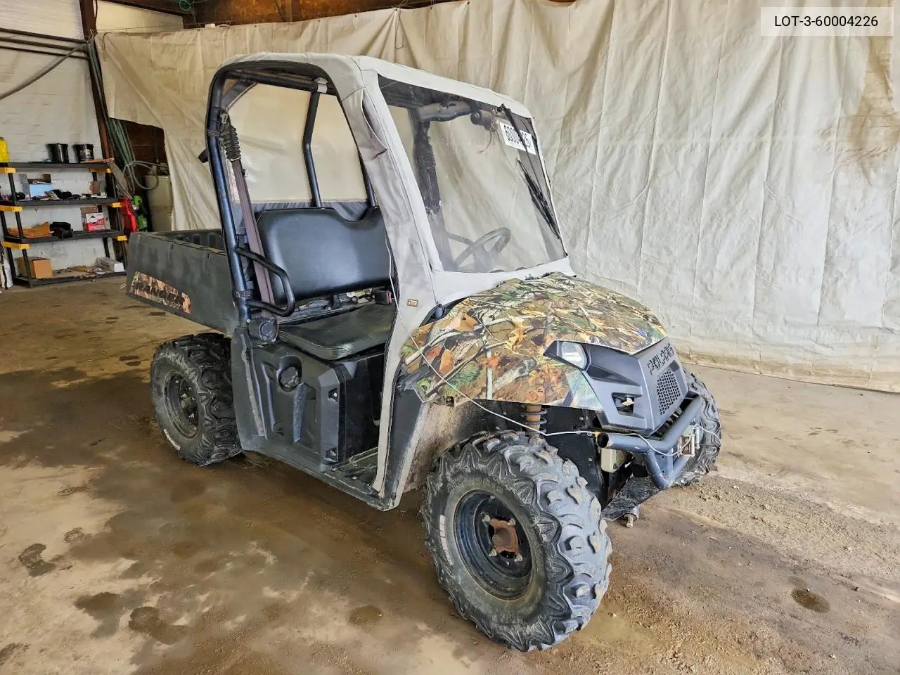 2012 Polaris Ranger Utility Vehicle VIN: 4XARH50AXCB445590 Lot: 60004226