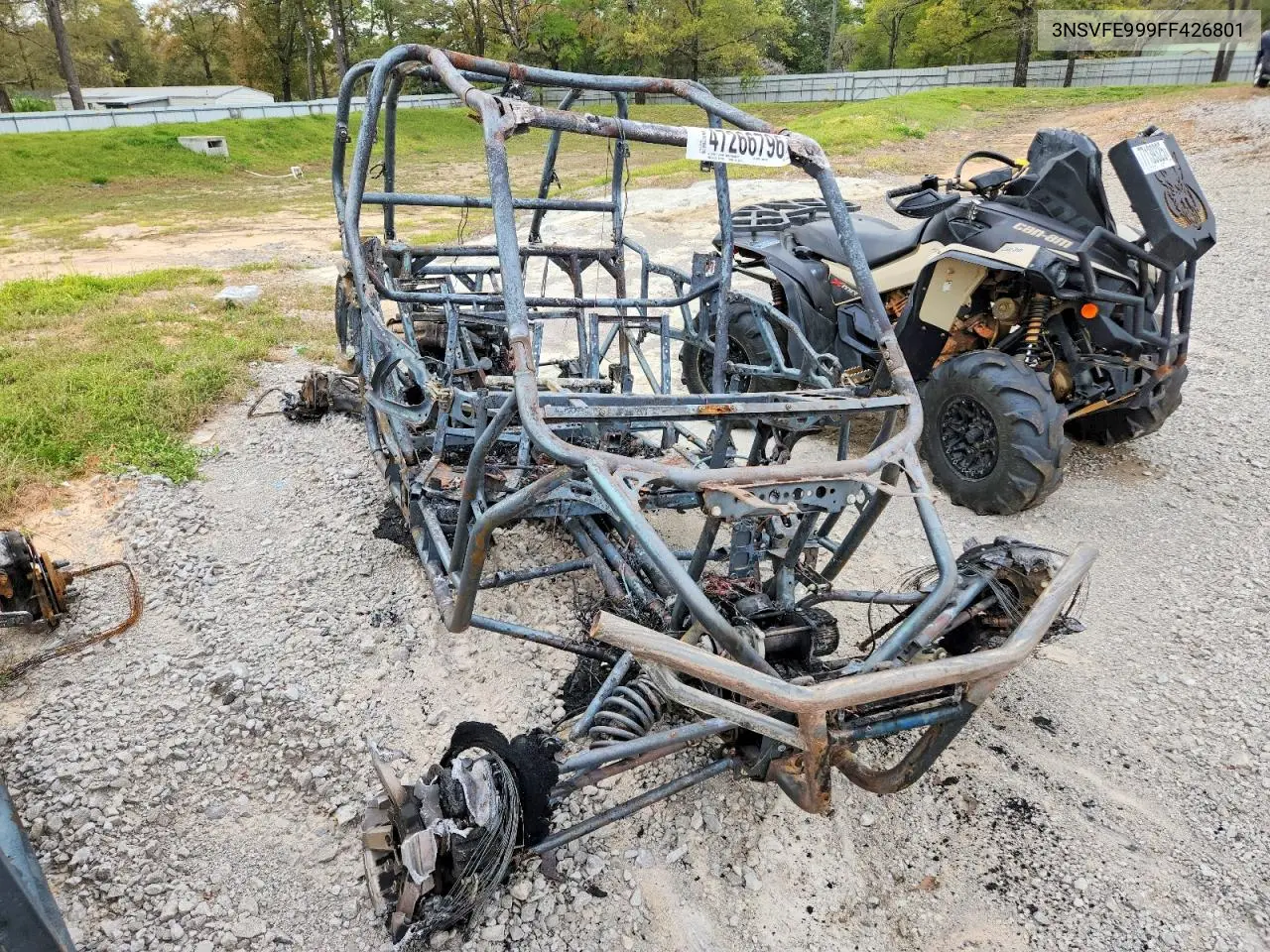 2015 Polaris Rzr Utility Vehicle VIN: 3NSVFE999FF426801 Lot: 47266796