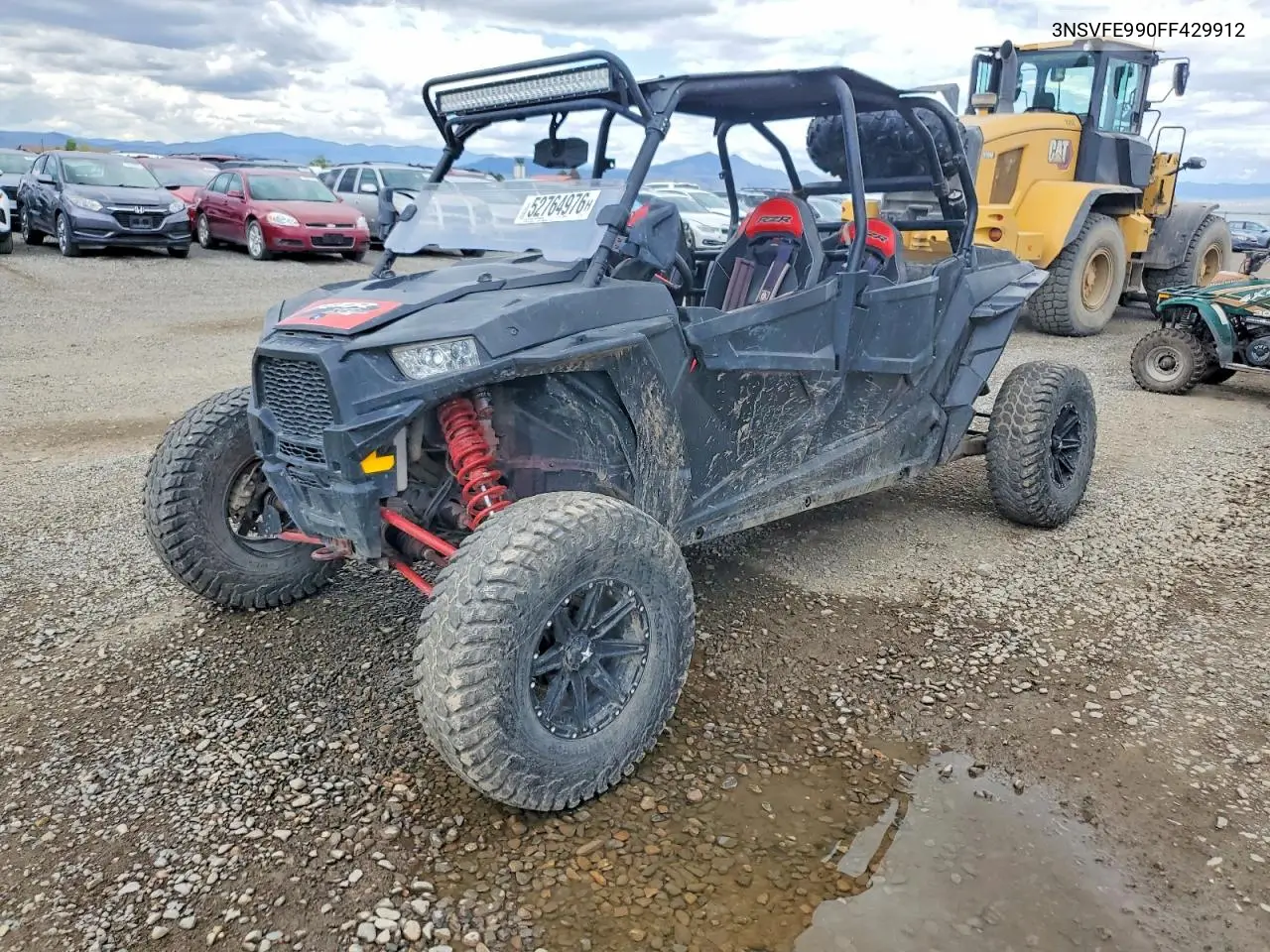 2015 Polaris Rzr Utility Vehicle VIN: 3NSVFE990FF429912 Lot: 52764976