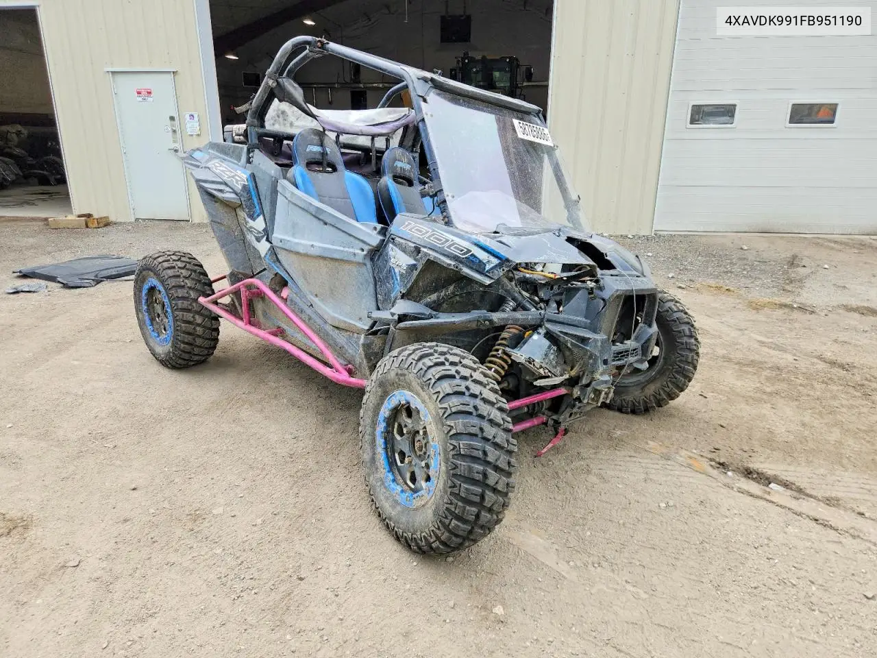 2015 Polaris Rzr 1000 Utility Vehicle VIN: 4XAVDK991FB951190 Lot: 58785886