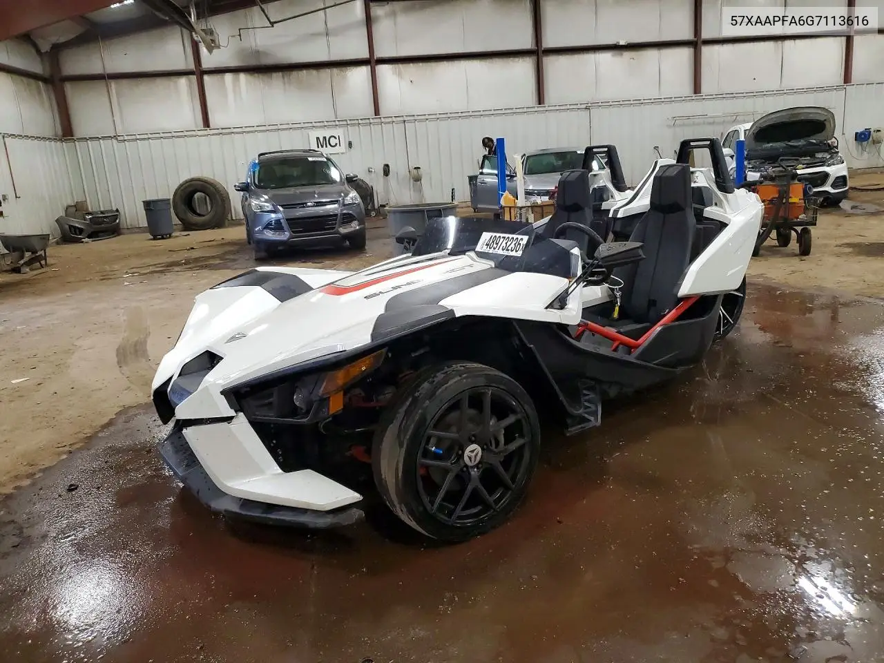 2016 Polaris Slingshot Sl VIN: 57XAAPFA6G7113616 Lot: 48973236