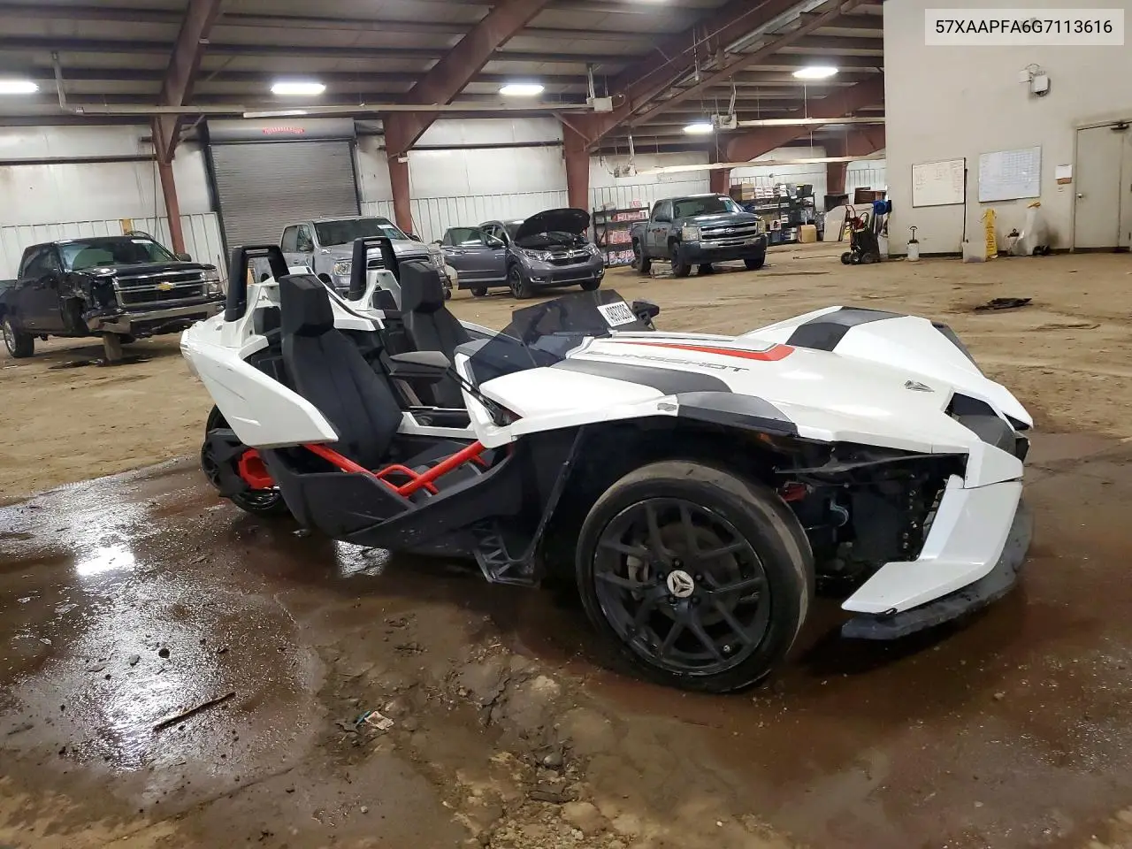2016 Polaris Slingshot Sl VIN: 57XAAPFA6G7113616 Lot: 48973236