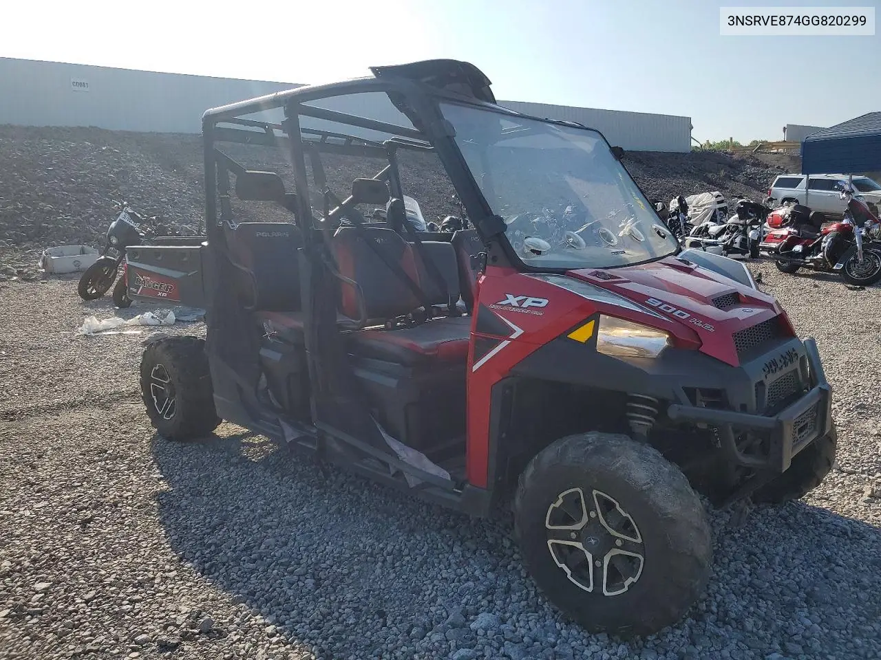 2016 Polaris Ranger Utility Vehicle VIN: 3NSRVE874GG820299 Lot: 56193636