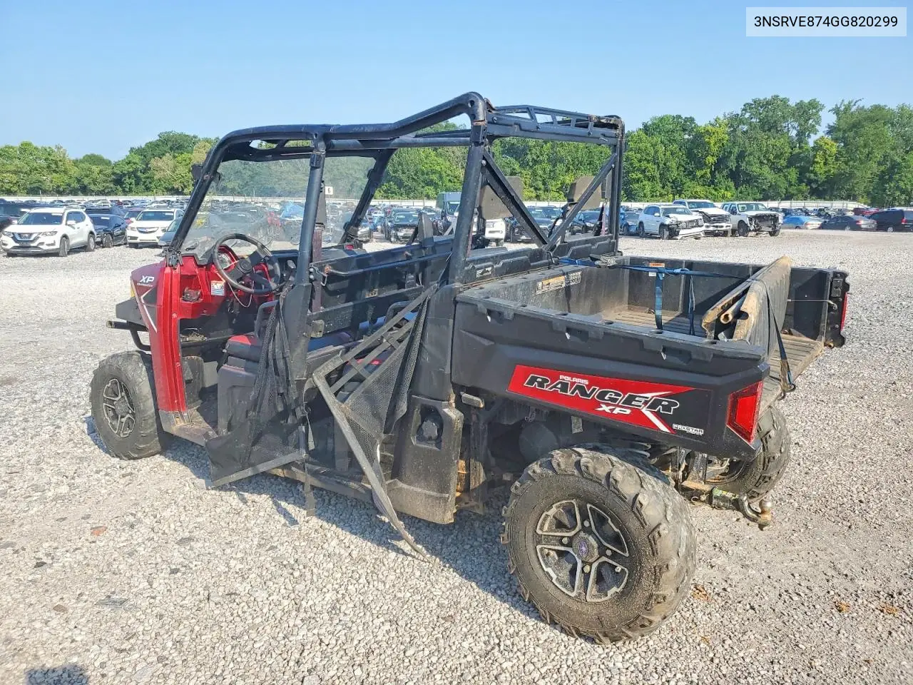 2016 Polaris Ranger Utility Vehicle VIN: 3NSRVE874GG820299 Lot: 56193636
