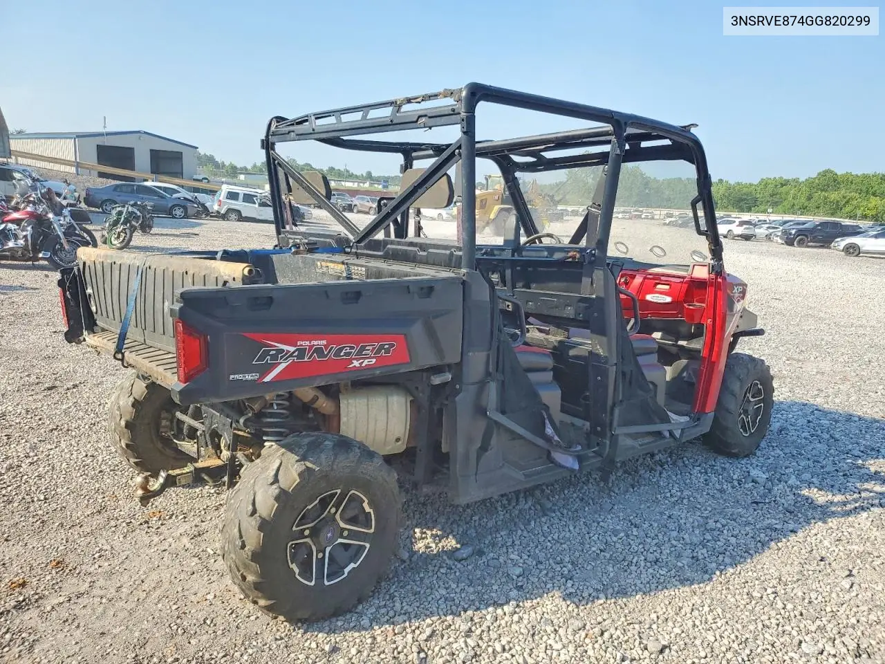 2016 Polaris Ranger Utility Vehicle VIN: 3NSRVE874GG820299 Lot: 56193636