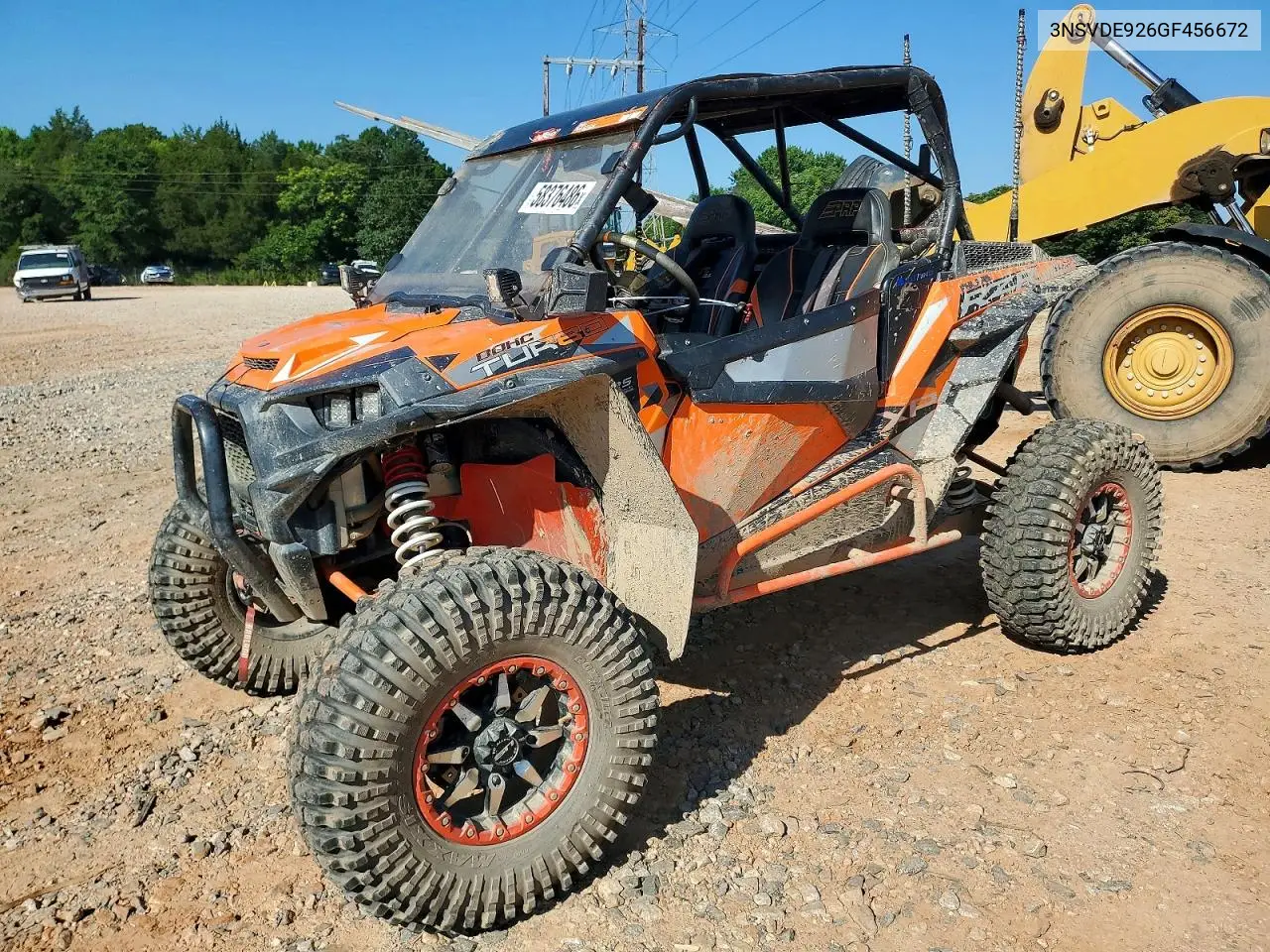 2016 Polaris Rzr Utility Vehicle VIN: 3NSVDE926GF456672 Lot: 58376486