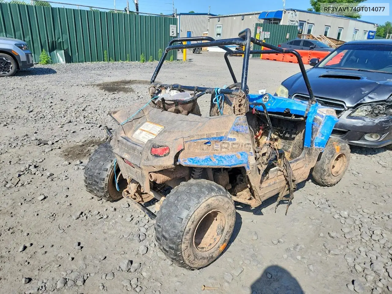 2016 Polaris Rzr Utility Vehicle VIN: RF3YAV174GT014077 Lot: 59283526