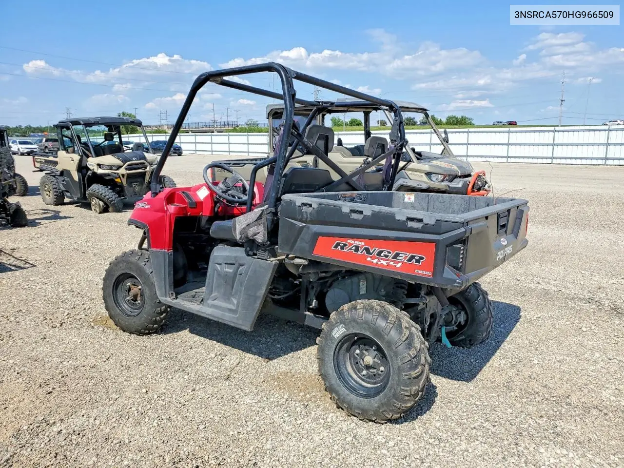 2017 Polaris Ranger 500 Efi Utility Vehicle VIN: 3NSRCA570HG966509 Lot: 54972466