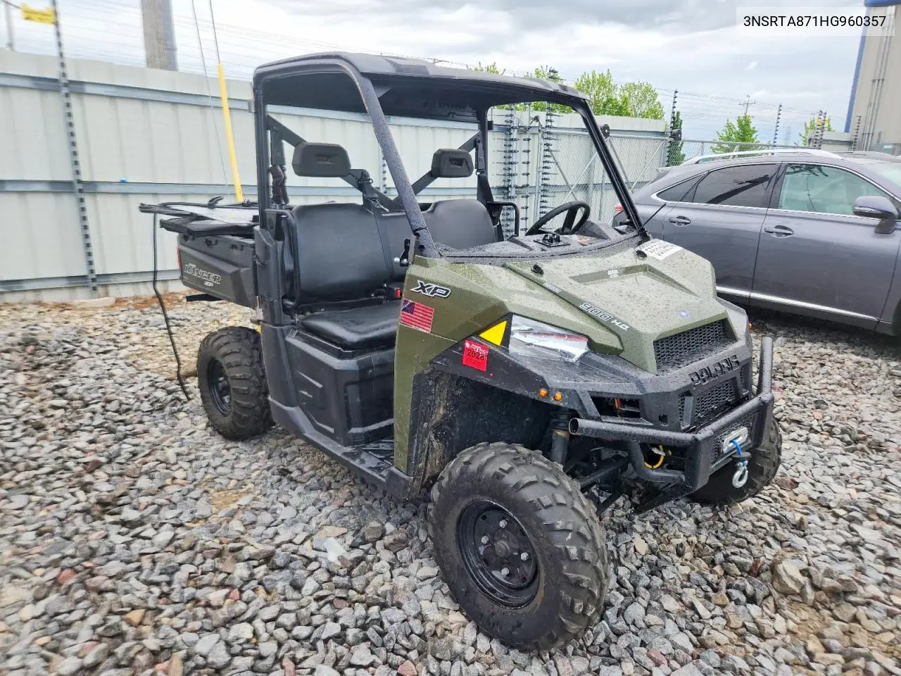 2017 Polaris Ranger Xp 900 Utility Vehicle VIN: 3NSRTA871HG960357 Lot: 55559946