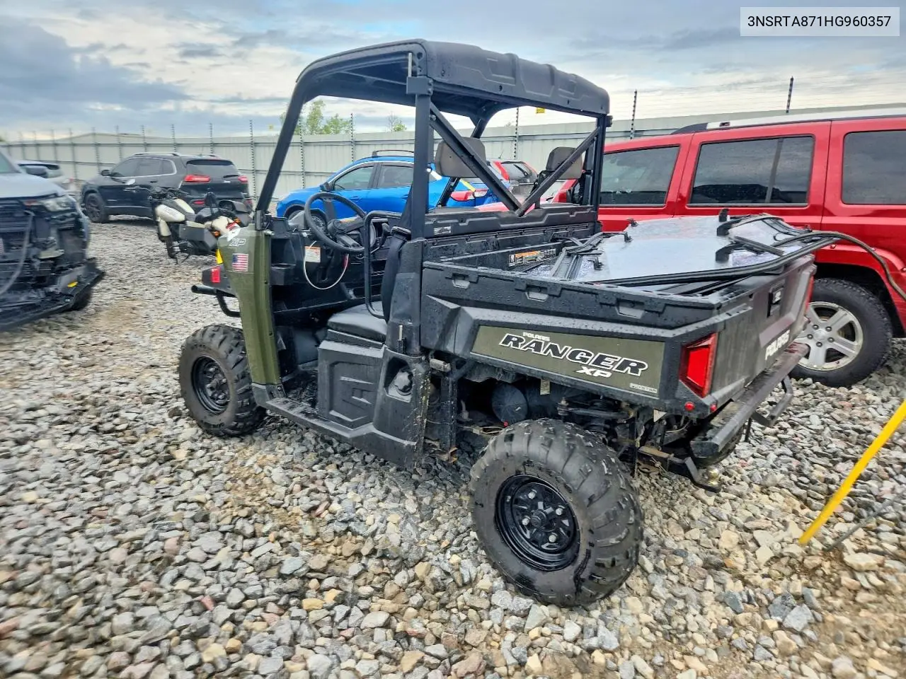 2017 Polaris Ranger Xp 900 Utility Vehicle VIN: 3NSRTA871HG960357 Lot: 55559946